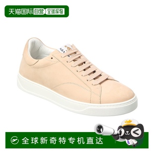 美国奥莱直发新款 自营 米色 LANVIN DBB0皮革运动鞋