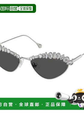 自营Swarovski  SK 7009 400187 55mm Womens Irregular Sunglass