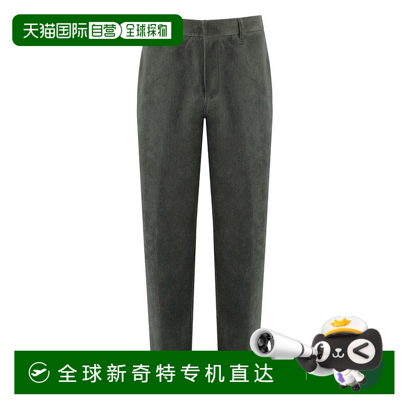 自营 emporio armani绿色罗纹长裤-绿色 【美国奥莱】直发
