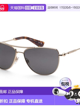 自营Burberry Women's 60 mm Gold Sunglasses - light gold 美国
