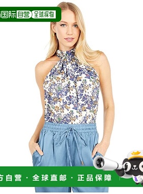 自营 bishop + youngBishop+Young Belle Isle女式白色花朵无袖波