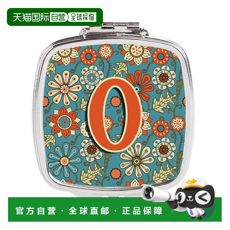自营Carolines Treasures CJ2012-OSCM 字母 O 花复古蓝色小正品