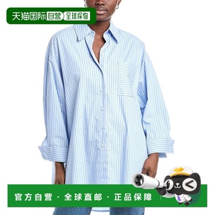 美国奥莱直发 蓝色 自营anna kay安娜KAY托马斯衬衫