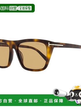 自营 Tom Ford Men's Aslan Sunglasses TF1175 53E Blonde Havan