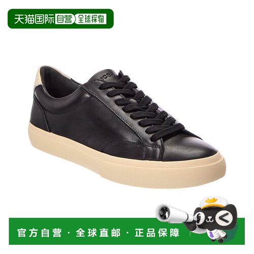 自营Vince Fremont皮革运动鞋-黑色 美国奥莱直发
