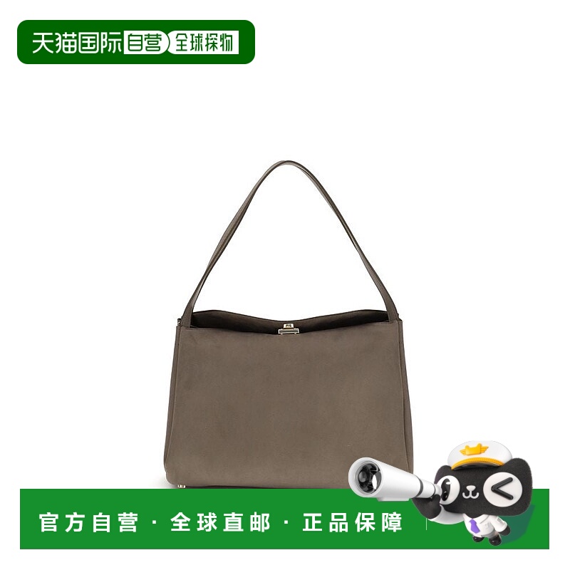 自营THEMOIRe Polyester Shoulder Women's Bag - brown 美国奥莱
