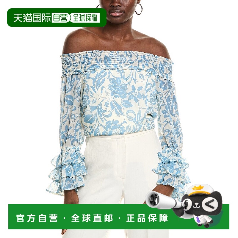 自营CeCe Top - blue 美国奥莱直发