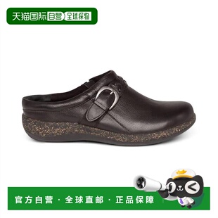 1h可退 【美国直邮】Aetrex|女士 Libby 舒适木屐（黑色）拖鞋