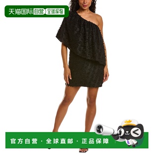 自营 Posen单肩连衣裙 黑色包臀裙 美国直发奥莱 Zac