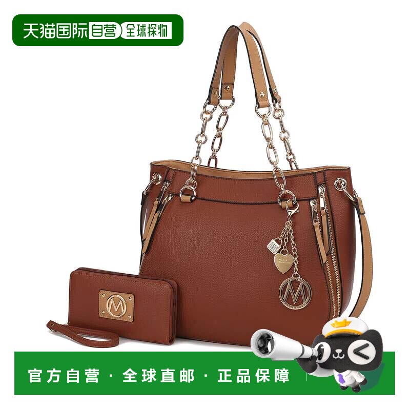 自营mia k collectionLina 女士单肩包和钱包套装，Mia K 出品 -图片