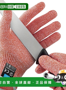 自营 zulay kitchen大号防割手套食品级 5 级防护 - 红色 美国奥