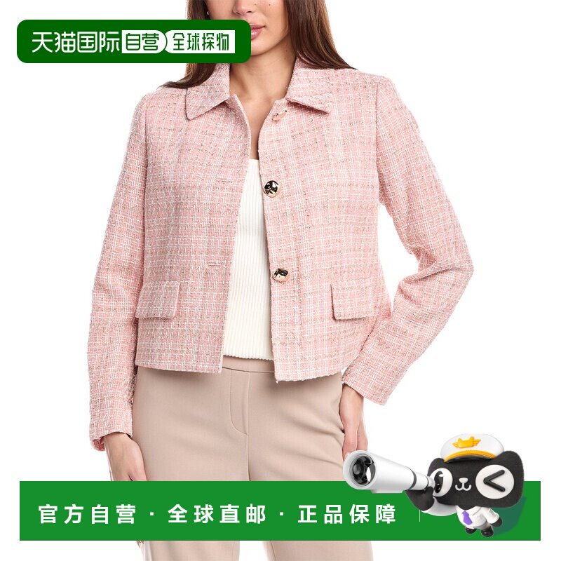 自营Anne Klein短裤手链-粉红色外套 美国直发奥莱