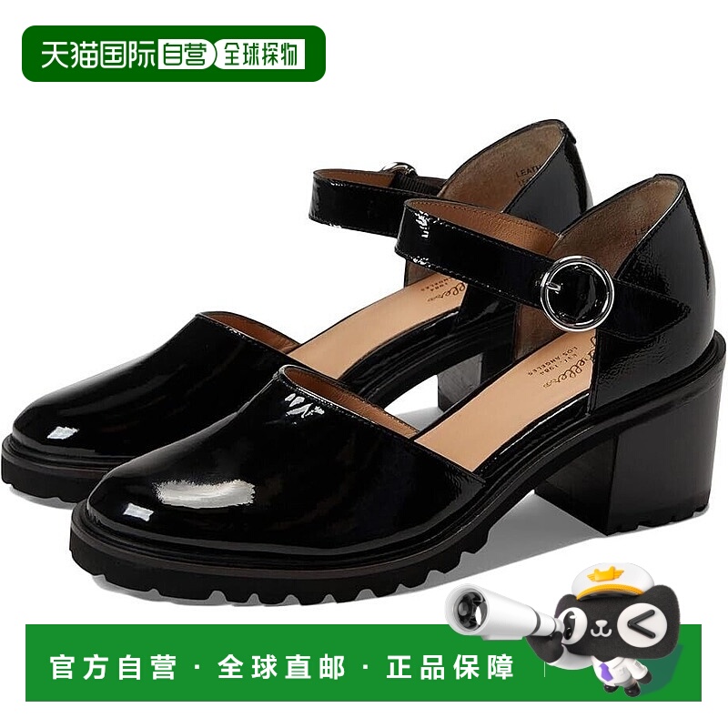 自营seychelles塞舌尔锁钥匙凉鞋女式9码黑色可调节扣块高跟鞋ZPO