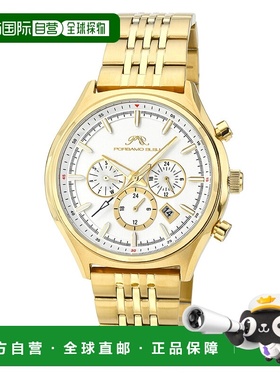 自营 Porsamo Bleu男式Charlie多功能金色手表1261ECHS-金色 美国