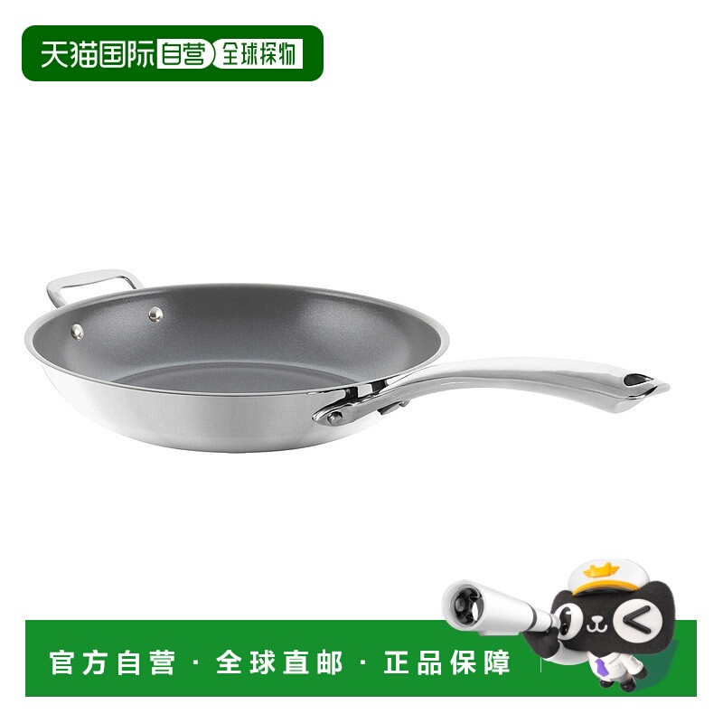 自营 Chantal 3.Clad 11 英寸煎锅，带 Fusion Ti 不粘陶瓷涂层 -