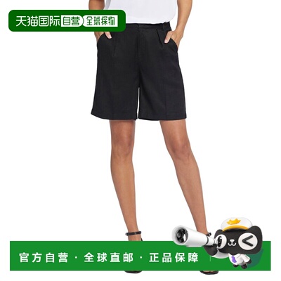 自营NYDJ Relaxed Black Short - black 美国奥莱直发