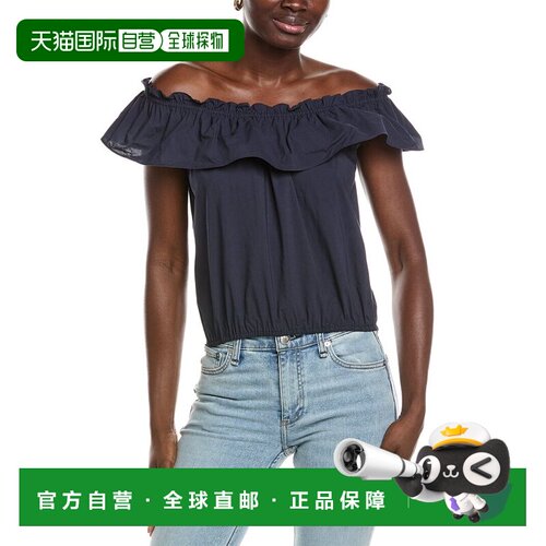 自营Ramy Brook Malaya女衫-海军蓝 美国奥莱直发