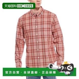 美国直邮 衬衫 billy 男士 格纹亚麻休闲 reid 1h可退