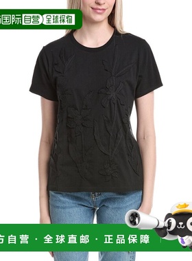 自营Johnny Was Antoinette T-Shirt - black 美国奥莱直发