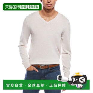 自营Mette Merino Wool V-Neck Sweater - beige 美国奥莱直发