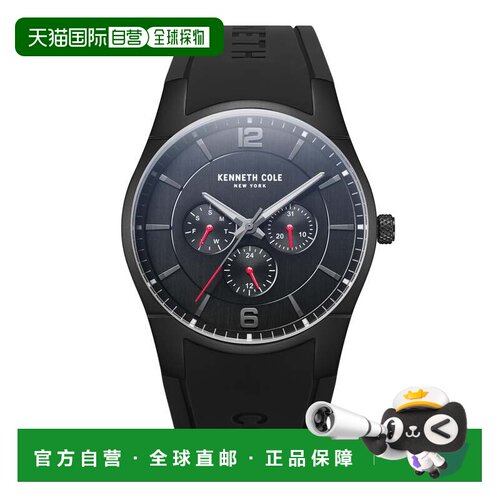 自营Kenneth Cole Men's Classic mm Quartz Watch - black 美国