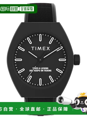 自营Timex Men's Eco-ceramic Black Round 40mm - black 美国奥