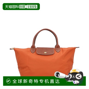 Pliage原創(chuàng)中帆布手提包 自營(yíng) 棕色 Longchamp 美國(guó)奧萊直發(fā)