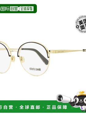 自营 Roberto Cavalli 女士椭圆形眼镜 RC5084 032 金色/黑色 54