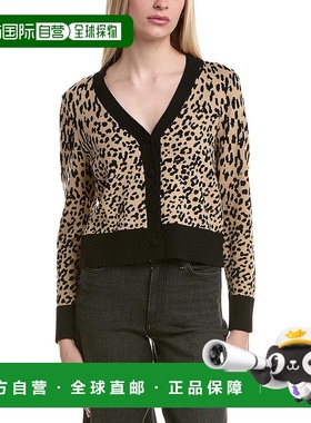 自营Laundry by Shelli Segal Rib Trim Cardigan Sweater - brow