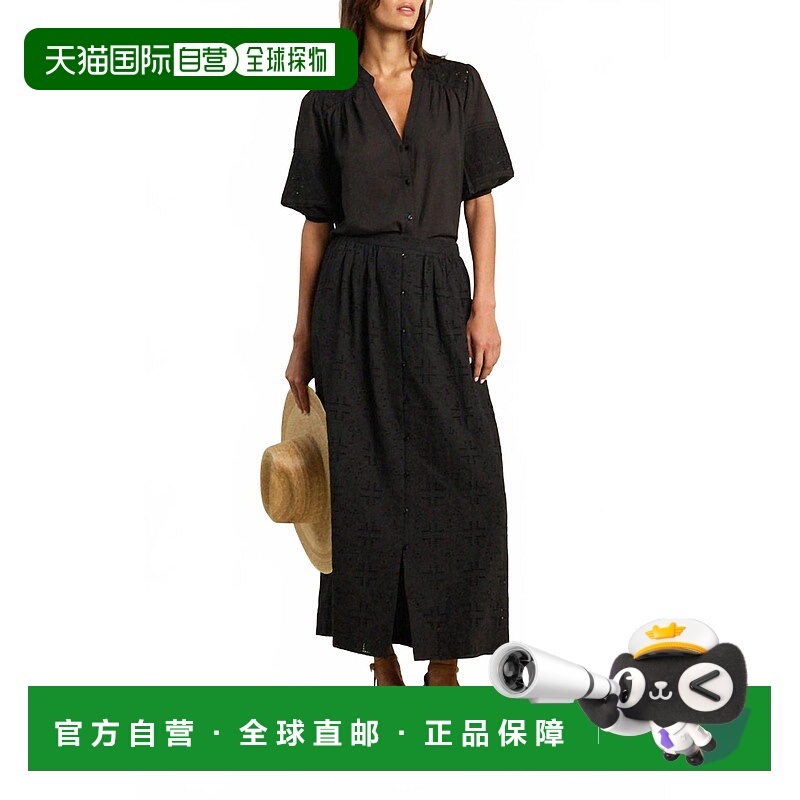 自营trovata利塞特黑色Hankerchief小眼睛裙-黑色Hankerchief 美