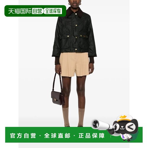 美国直邮BARBOUR - Women Crop Beadnell Wax Jacket外套