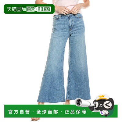 自营 frame denim框架牛仔Le Palazzo Whimsy Crop牛仔裤-蓝色 美