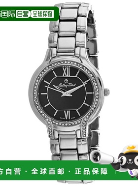 自营Mathey Tissot Women's Black dial Watch - black 美国奥莱