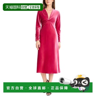 自营Maggy London Midi Dress - red 美国奥莱直发