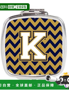 自营 Carolines Treasures CJ1057-KSCM 字母 K 雪佛龙海军正品