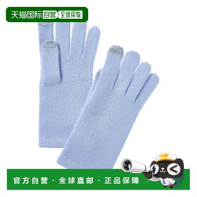 自营sofiacashmere Touch Screen Cashmere Glove - blue 美国奥