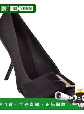 自营 salvatore ferragamoFerragamo Erica X5 缎面高跟鞋 - 黑色