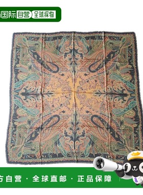 自营Etro Women's Paisley & Floral Wool Blend 140x140 Sheer S