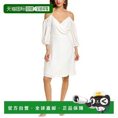 自营Trina Turk Sonora Sunrise 早秋新款连衣裙 白色 美国奥莱直