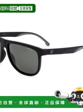 自营 Carrera男式58毫米绿色太阳镜-哑光黑色 美国奥莱直发卡雷拉