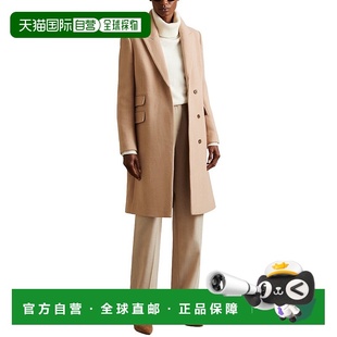 Louis camel Wool Coat 美国奥莱直发 Blend 自营Reiss