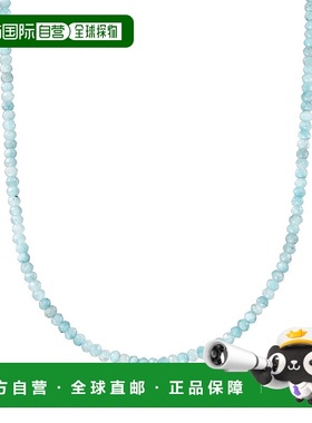 自营 Ross-Simons 海蓝宝石珠项链 14 克拉黄金带磁性扣环 - 20