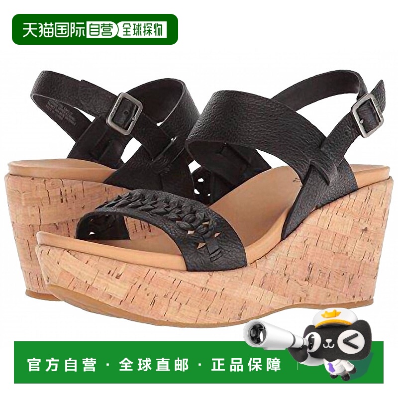 自营kork-easeWomen's Austin Braid Full Grain Wedge Sandal In