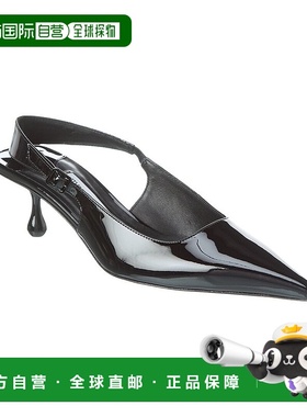 自营 Jimmy Choo Amel 50专利吊带泵-黑色 女鞋单鞋美国直发奥莱