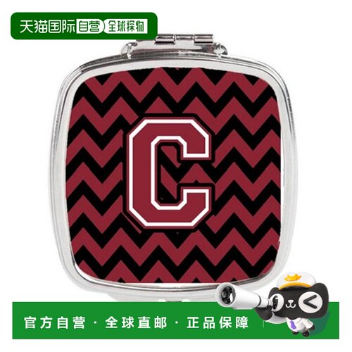 自营Carolines Treasures CJ1052-CSCM 字母 C 雪佛龙石榴石正品