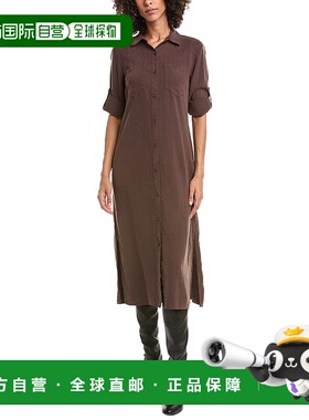 自营Bella Dahl Western Yoke Duster Dress - brown 美国奥莱直