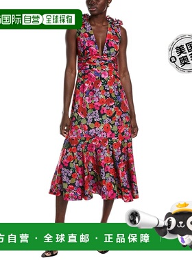 AMUR Sorena 深 V 长裙 - 黑色 连衣裙【美国奥莱】直发