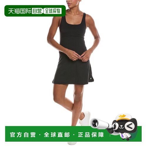 自营Sweaty Betty All Day迷你连衣裙-黑色 美国奥莱直发吊带