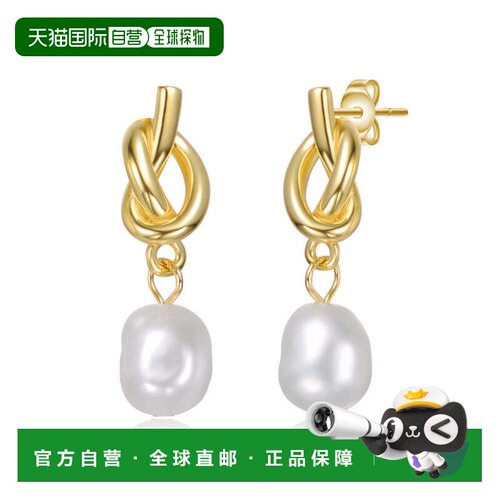 自营geneviveSterling Silver 14K Gold Plated with Freshwater