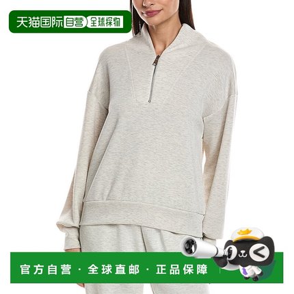 自营ARIELLA Scuba 1/2-Zip Funnel Pullover - white 美国奥莱直